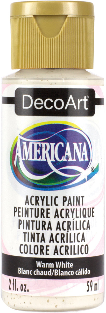 Americana Acrylic Paint 2oz Warm White - Semi-Opaque