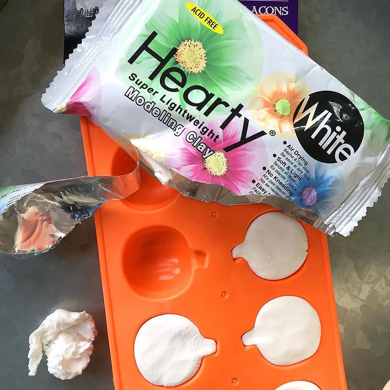 Hearty Super Lightweight Air-Dry Clay 5.25oz White