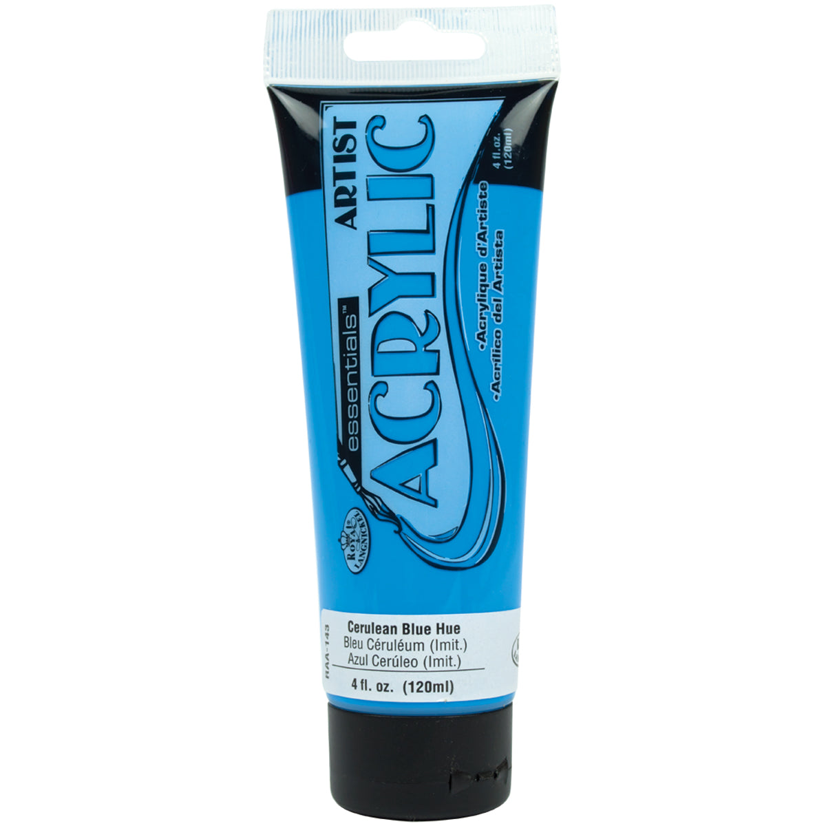 Essentials Acrylic Paint 4oz Cerulean Blue
