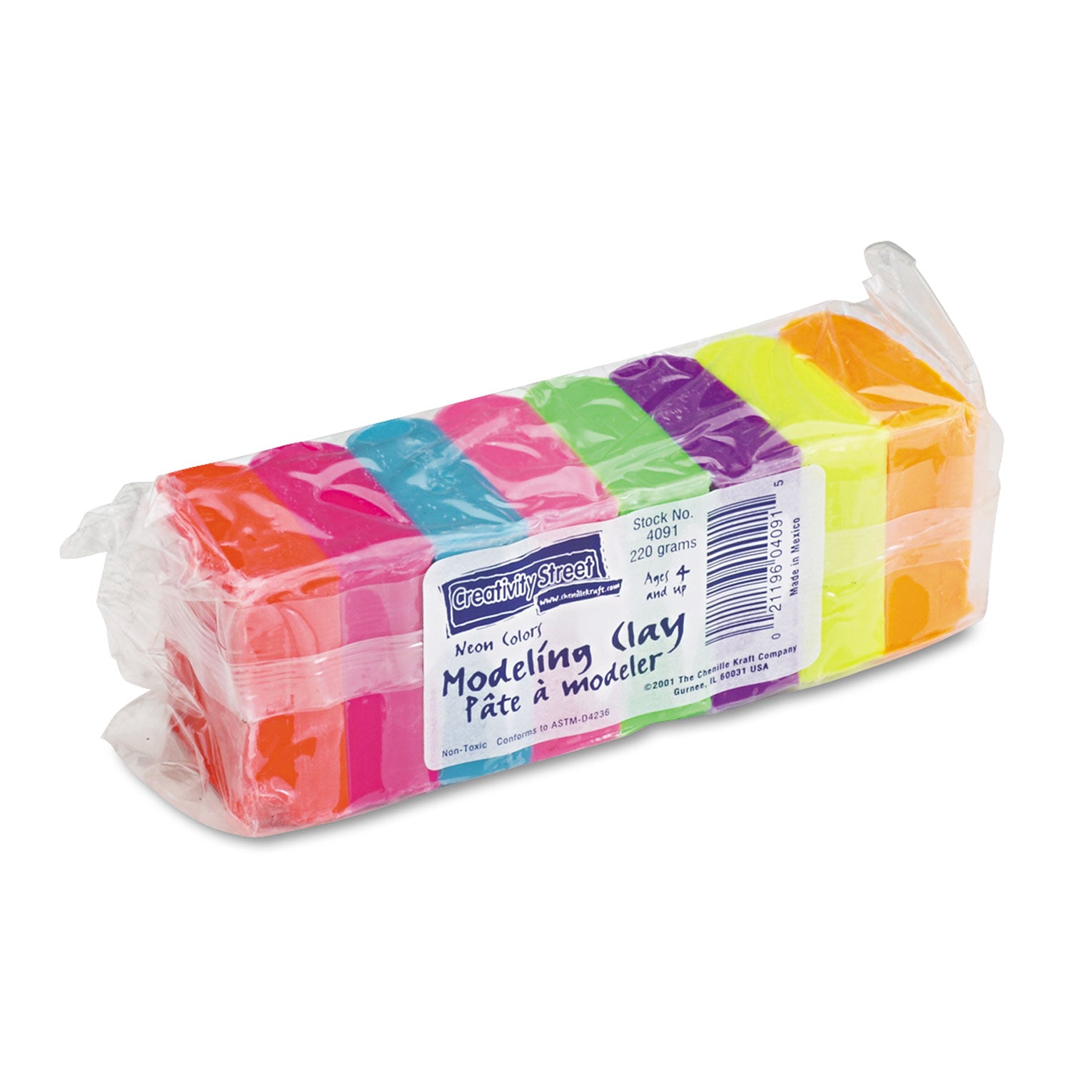 Modeling Clay 220g Neon Colors