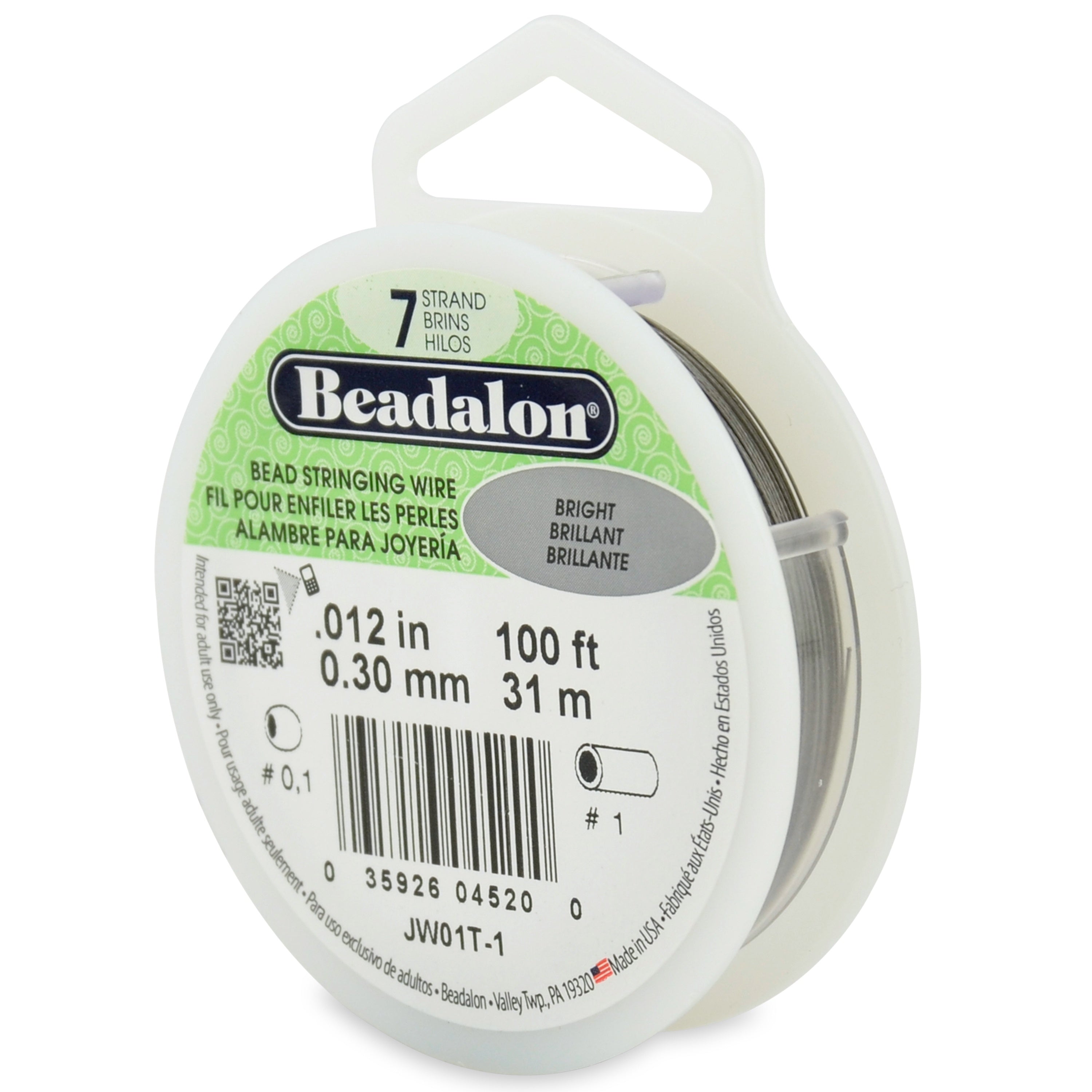 Stringing Wire 7-Strand .012"X30' Bright