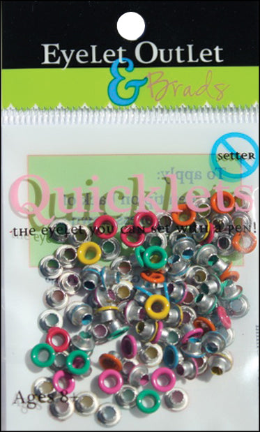 Eyelet Outlet Quicklets Round 84/Pkg Summer 2