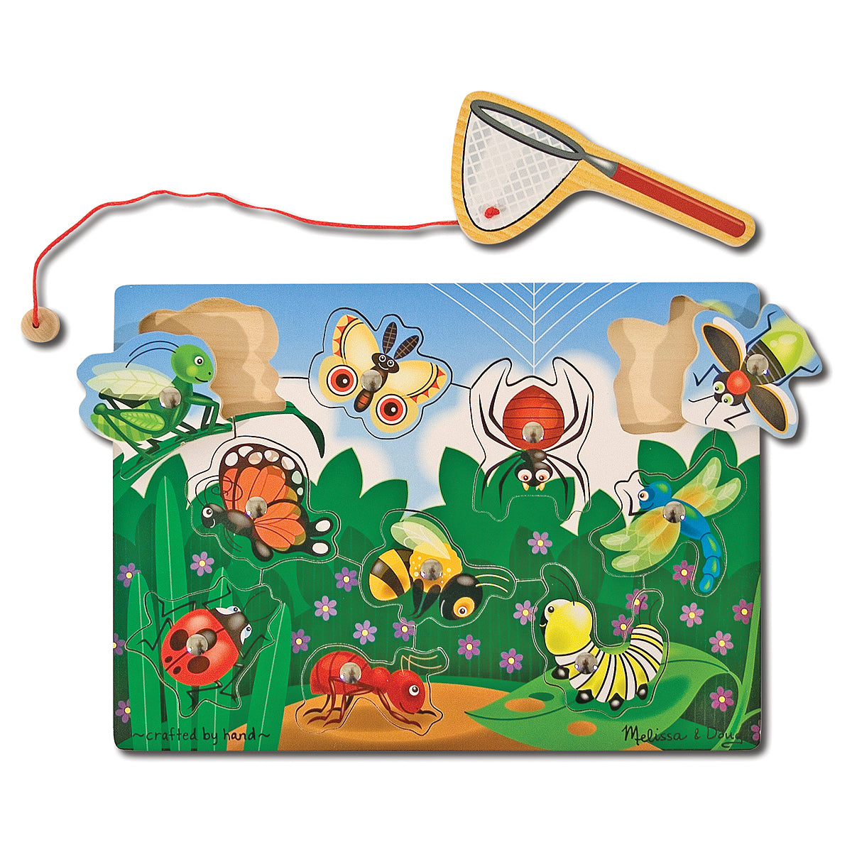 Bug Catching Magnetic Puzzle Game 