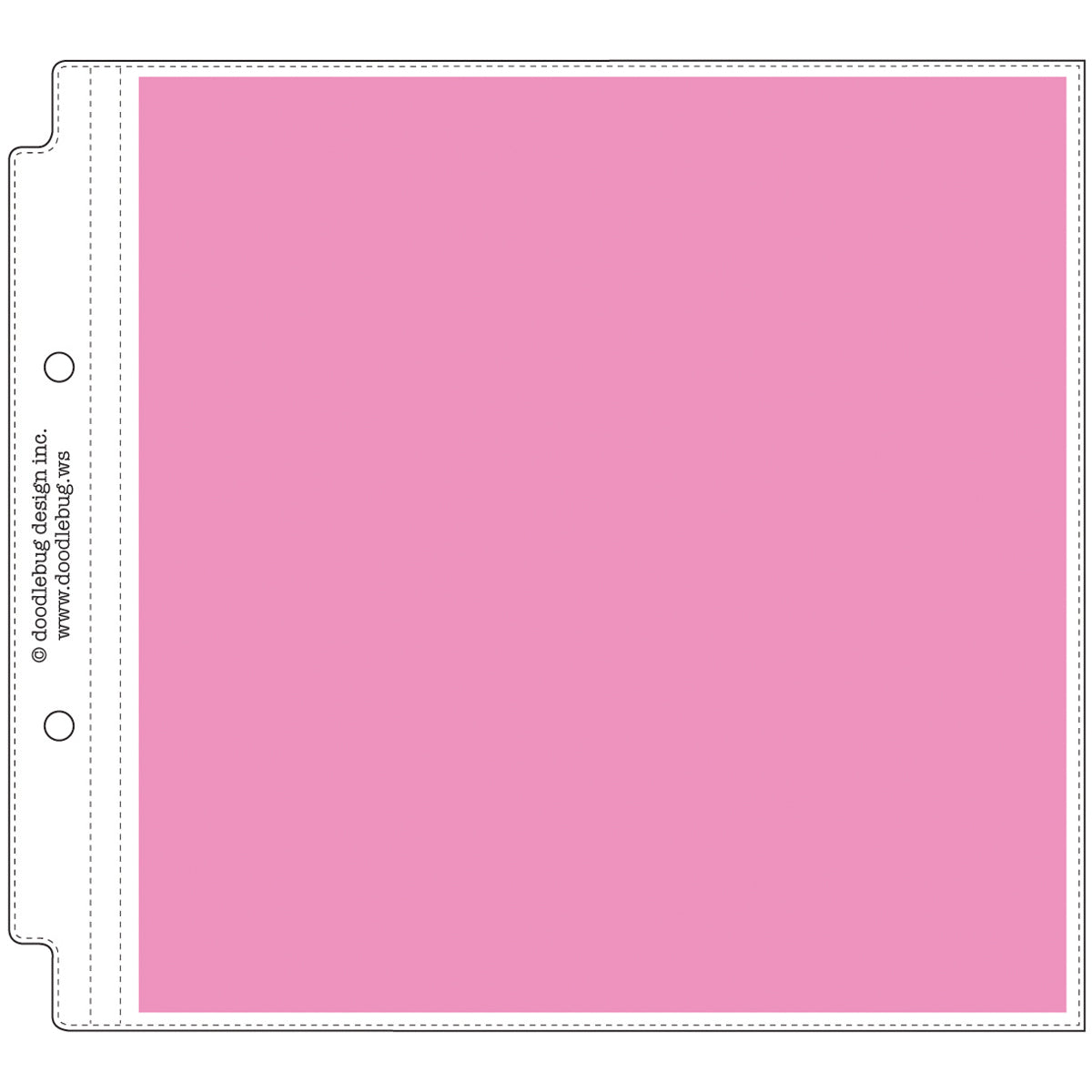 Doodlebug Page Protectors 8"X8" 12/Pkg (1) 8"X8" Pocket