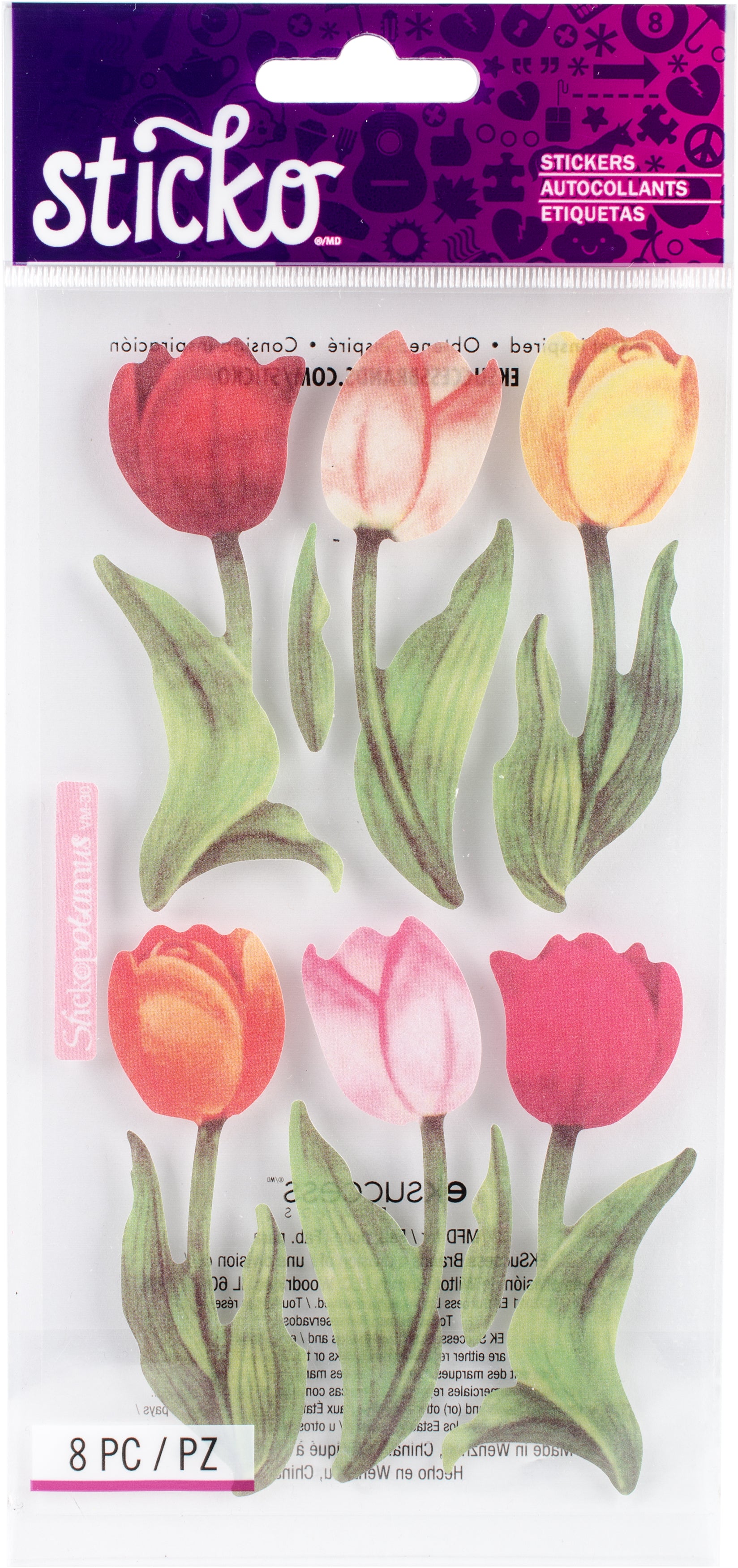 Sticko Stickers Tulips