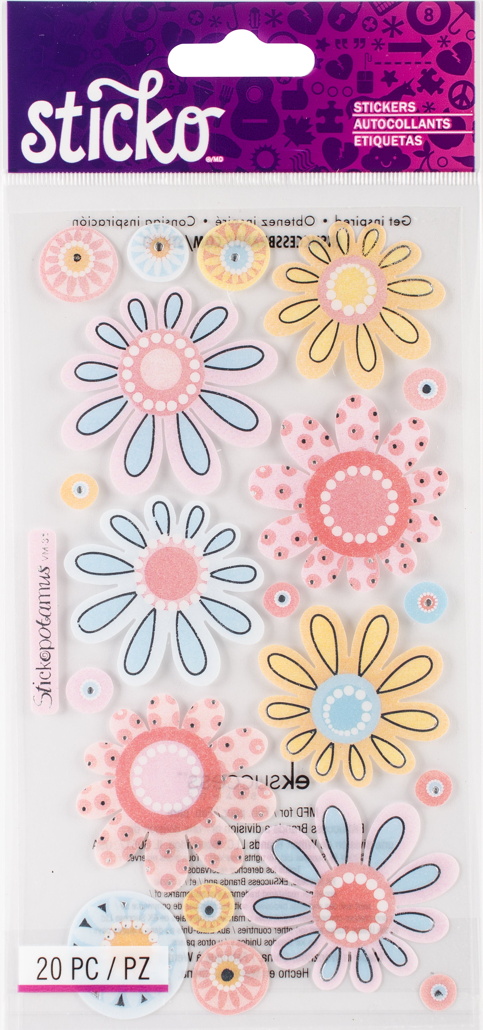 Sticko Stickers Crazy Daisies