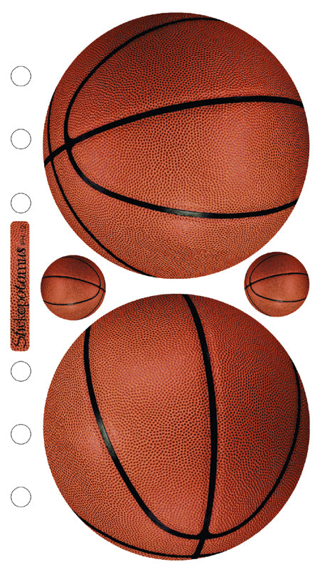 Sticko Stickers Basketballs