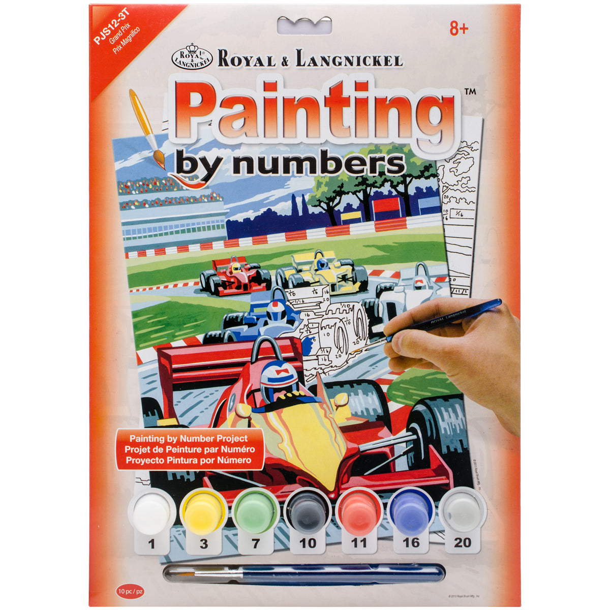 Junior Small Paint By Number Kit 8.75"X11.75" Grand Prix