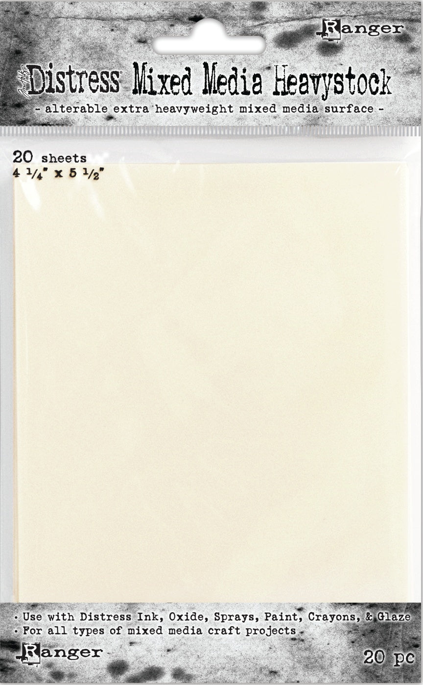 Tim Holtz Distress Mixed Media Heavystock Tags 20/Pkg 4.25"X5.5"