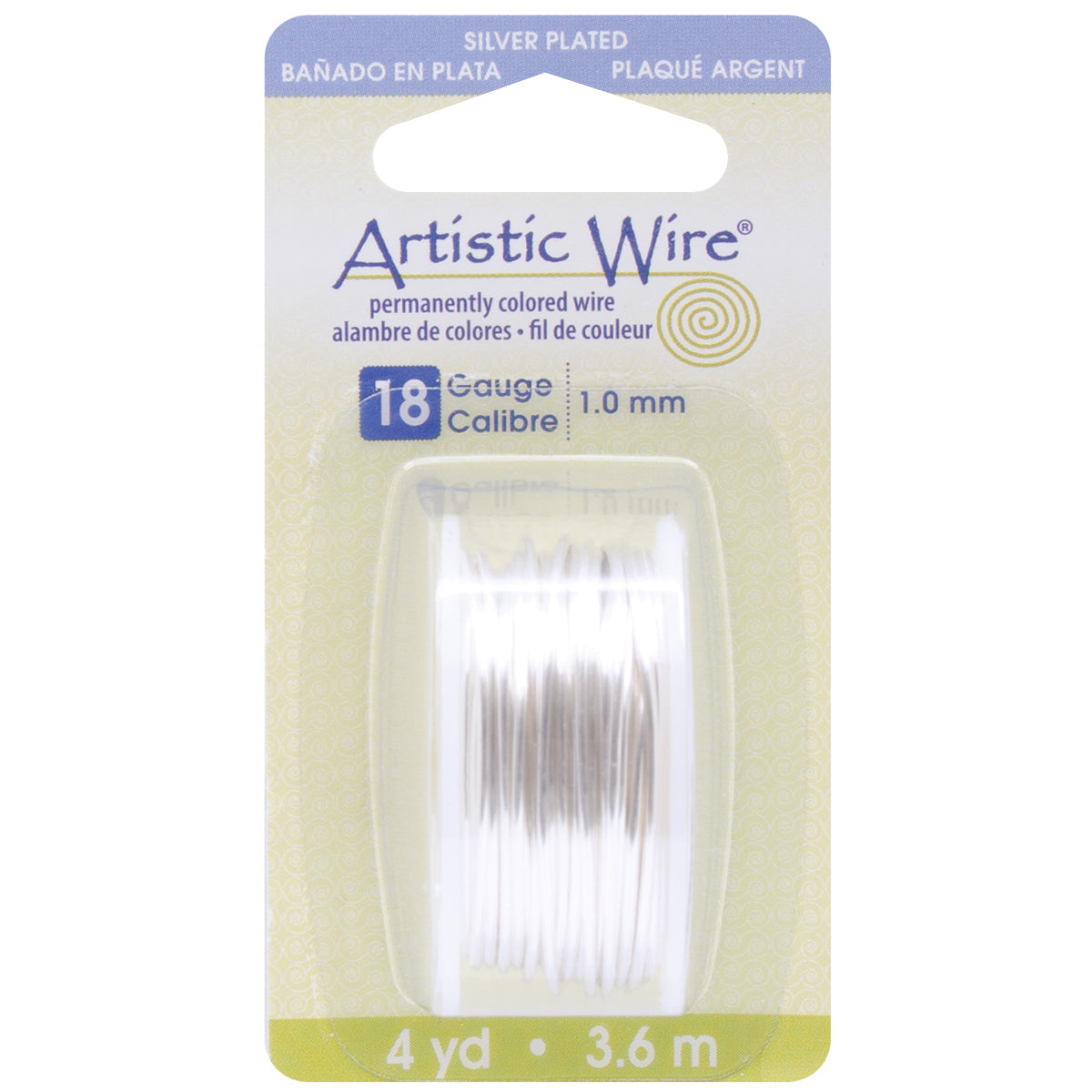 Artistic Wire Silver - 18 Gauge, 4yd