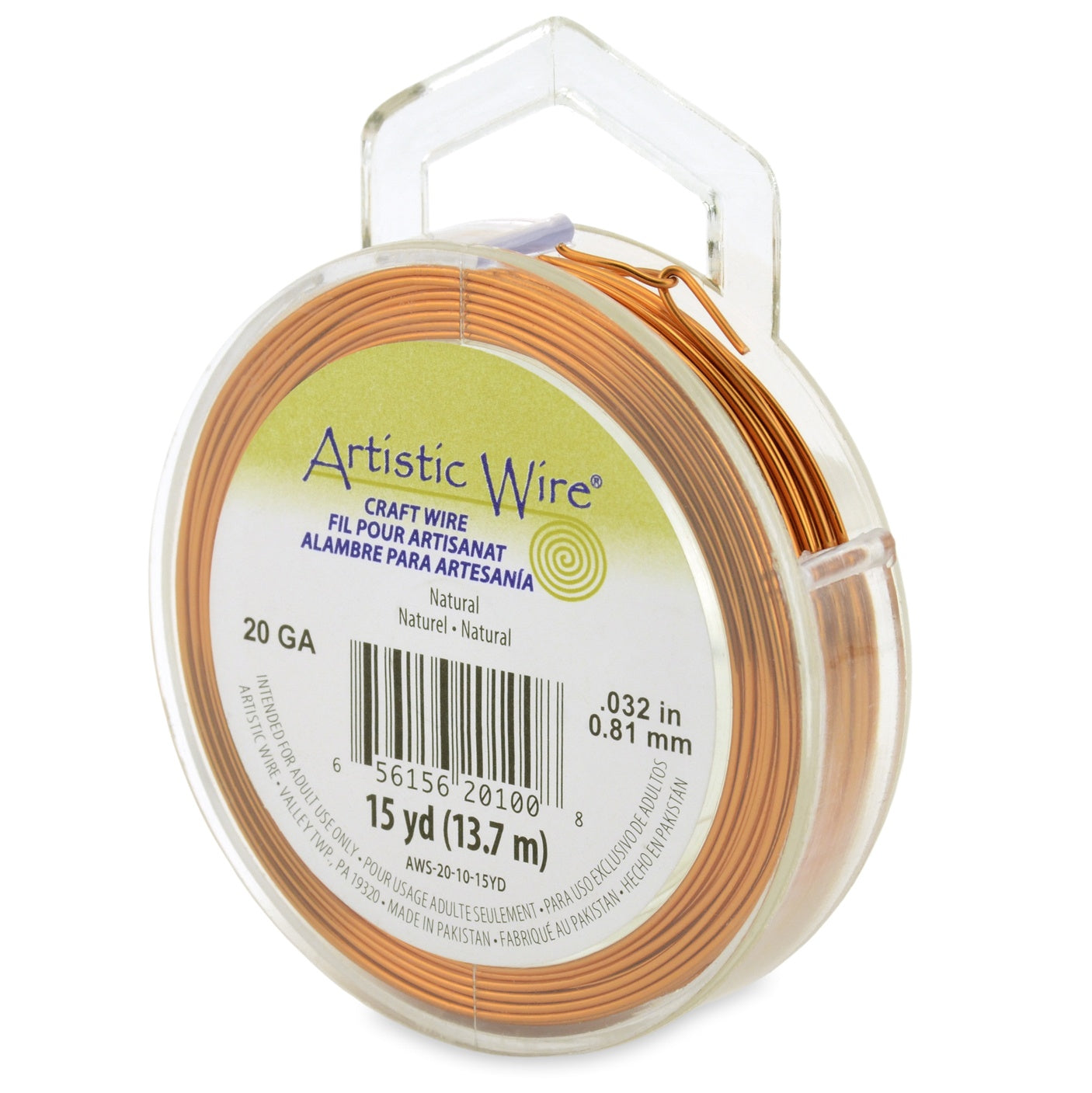 Artistic Wire Natural - 20 Gauge, 15yd
