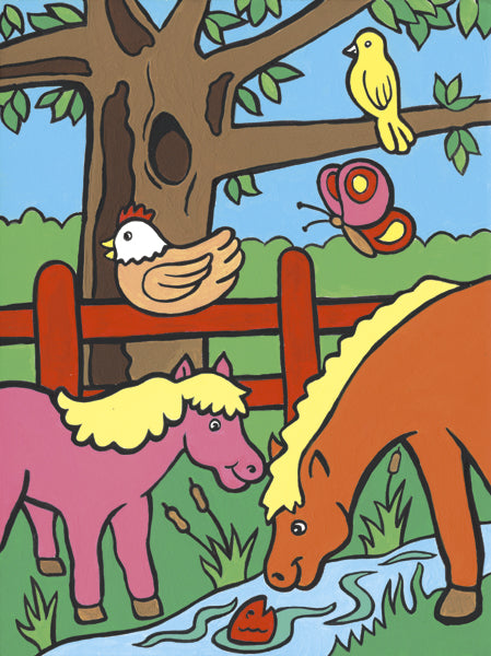 My First Paint By Number Kit 8.75"X11.375" Farm Animals