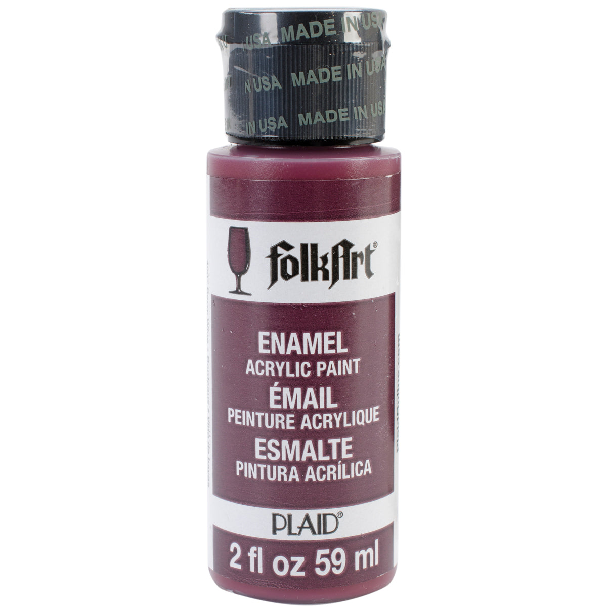 FolkArt Enamel Paint 2oz Berry Wine
