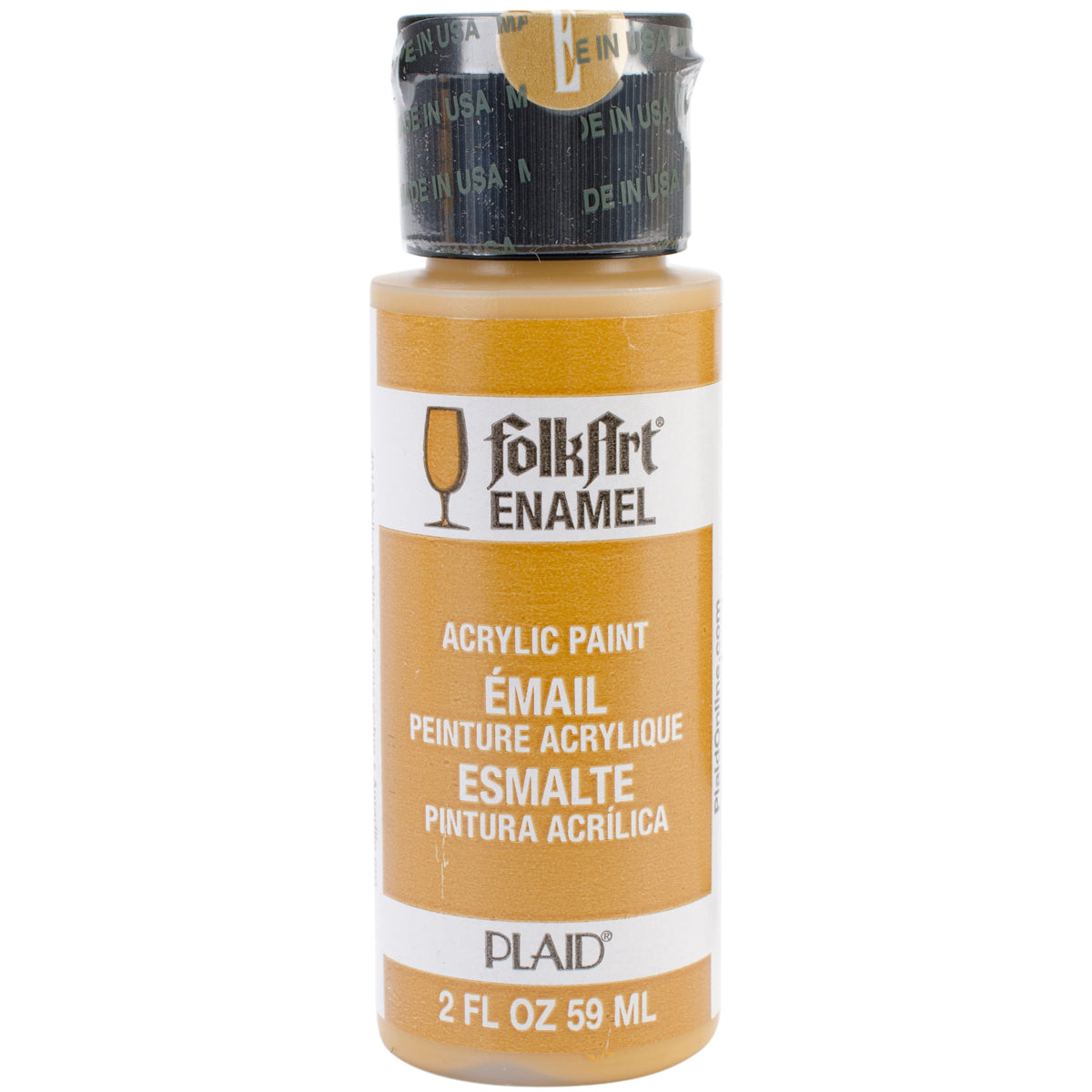 FolkArt Enamel Paint 2oz Yellow Ochre