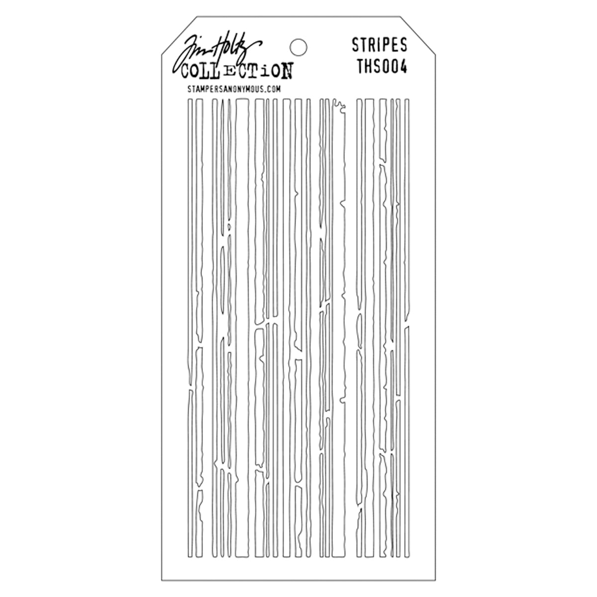 Tim Holtz Layered Stencil 4.125"X8.5" Stripes