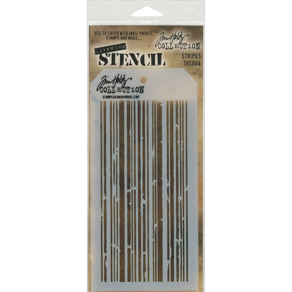 Tim Holtz Layered Stencil 4.125"X8.5" Stripes