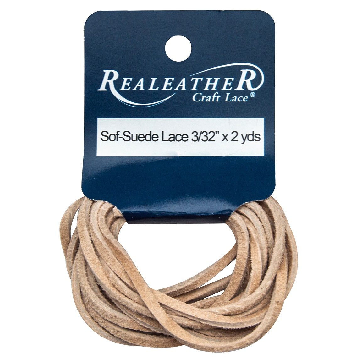 Sof-Suede Lace .094"X2yd Packaged Sandy Beach