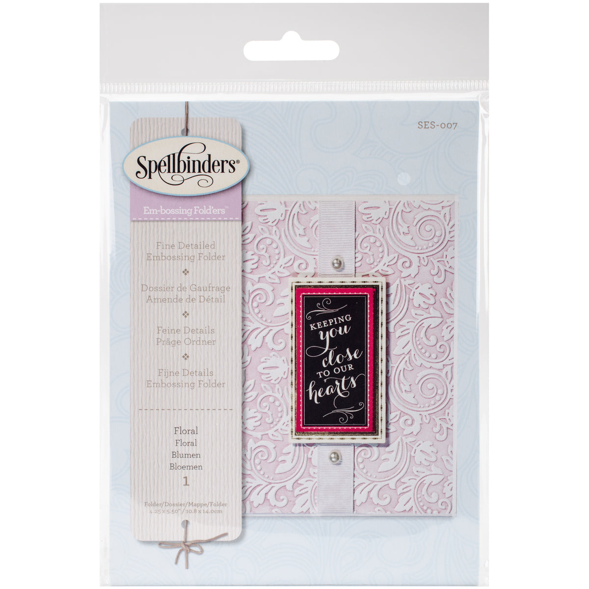 Spellbinders Embossing Folder Small Floral