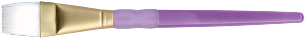 Crafter's Choice White Taklon Wash Brush 3/8" Width