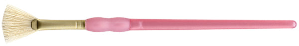 Crafter's Choice White Bristle Fan Brush Size 2