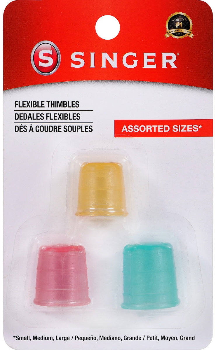 Sew Cute Flexible Thimbles 3/Pkg