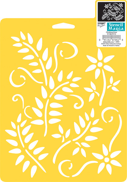 Stencil Mania Stencil 7"X10" Climbing Vines