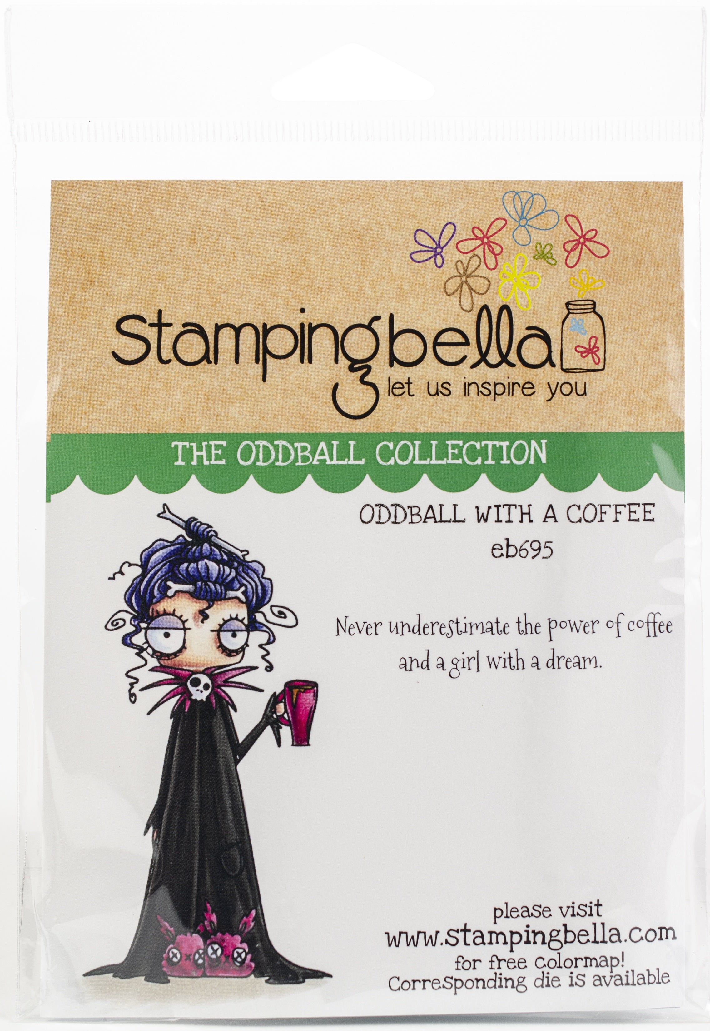 Stamping Bella Cling Stamps Oddball With A Coffee
