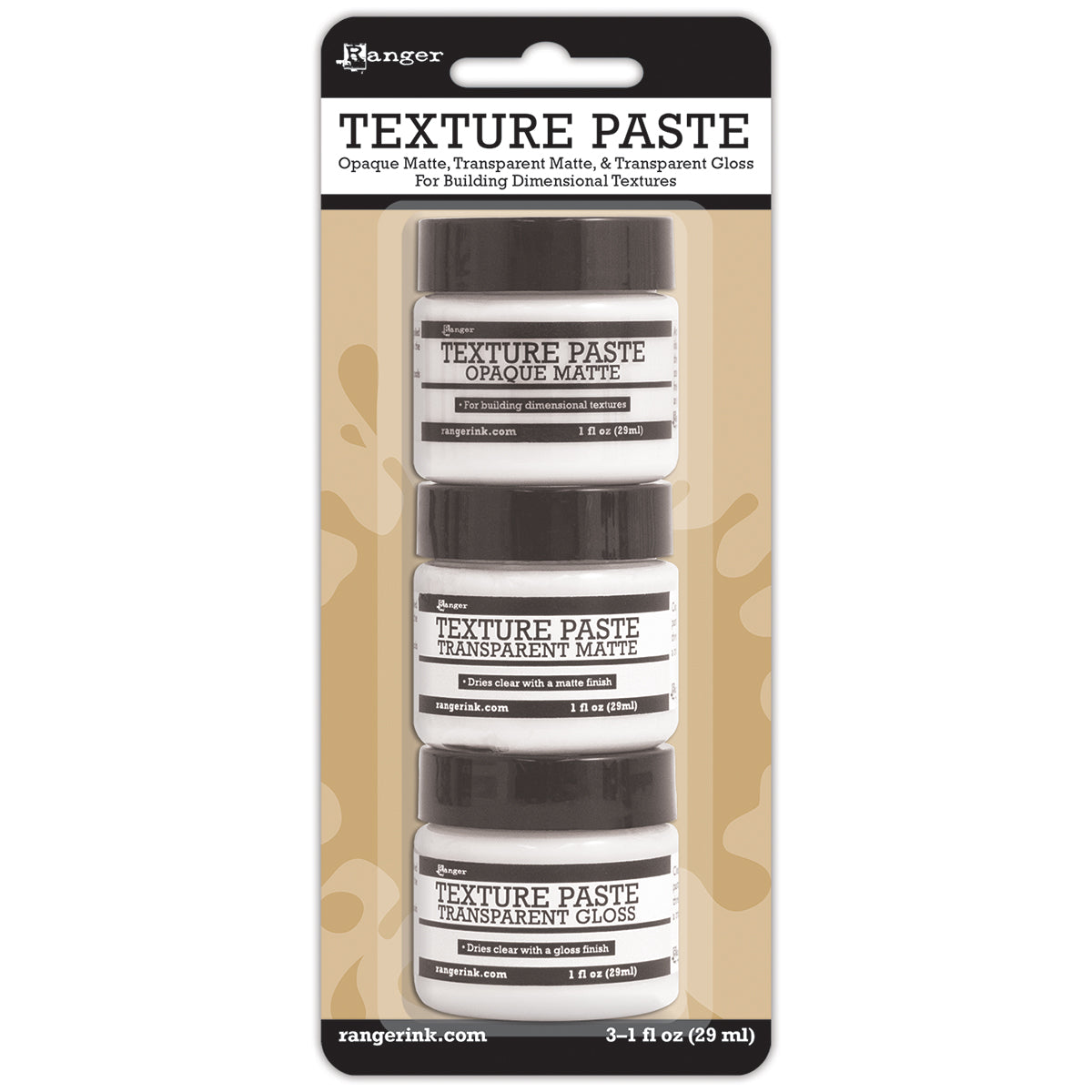Texture Paste 1oz 3pk 1oz Each Of Texture, Matte, Gloss