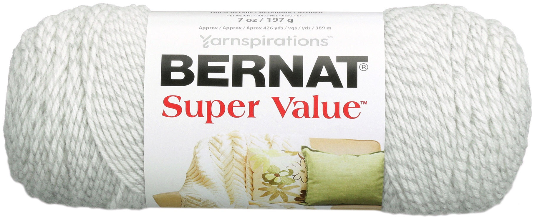 Super Value Solid Yarn Grey Ragg