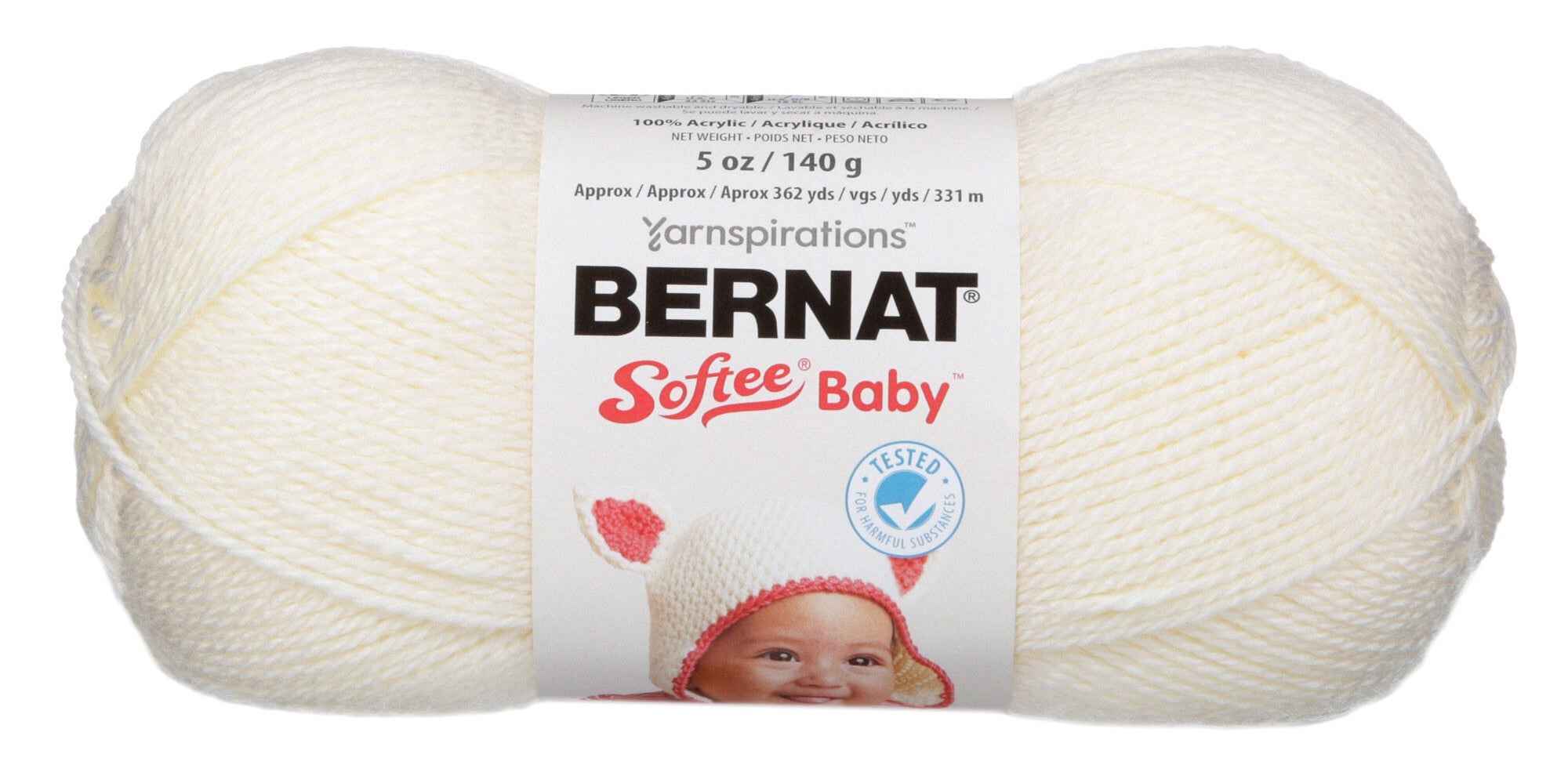 Softee Baby Yarn - Solids Antique White