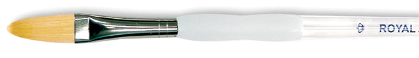 Soft-Grip Golden Taklon Oval Wash Brush 1/2" Width