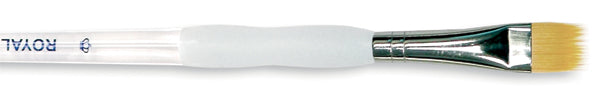 Soft-Grip Golden Taklon Comb Brush 1/2" Width