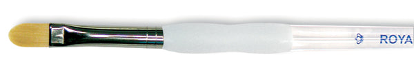 Soft-Grip Golden Taklon Filbert Brush Size 2