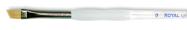 Soft-Grip Golden Taklon Angular Brush 1/4" Width