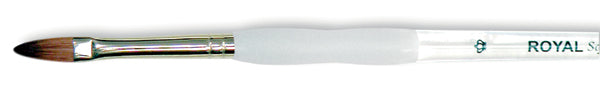 Soft-Grip Pure Sable Filbert Brush Size 6