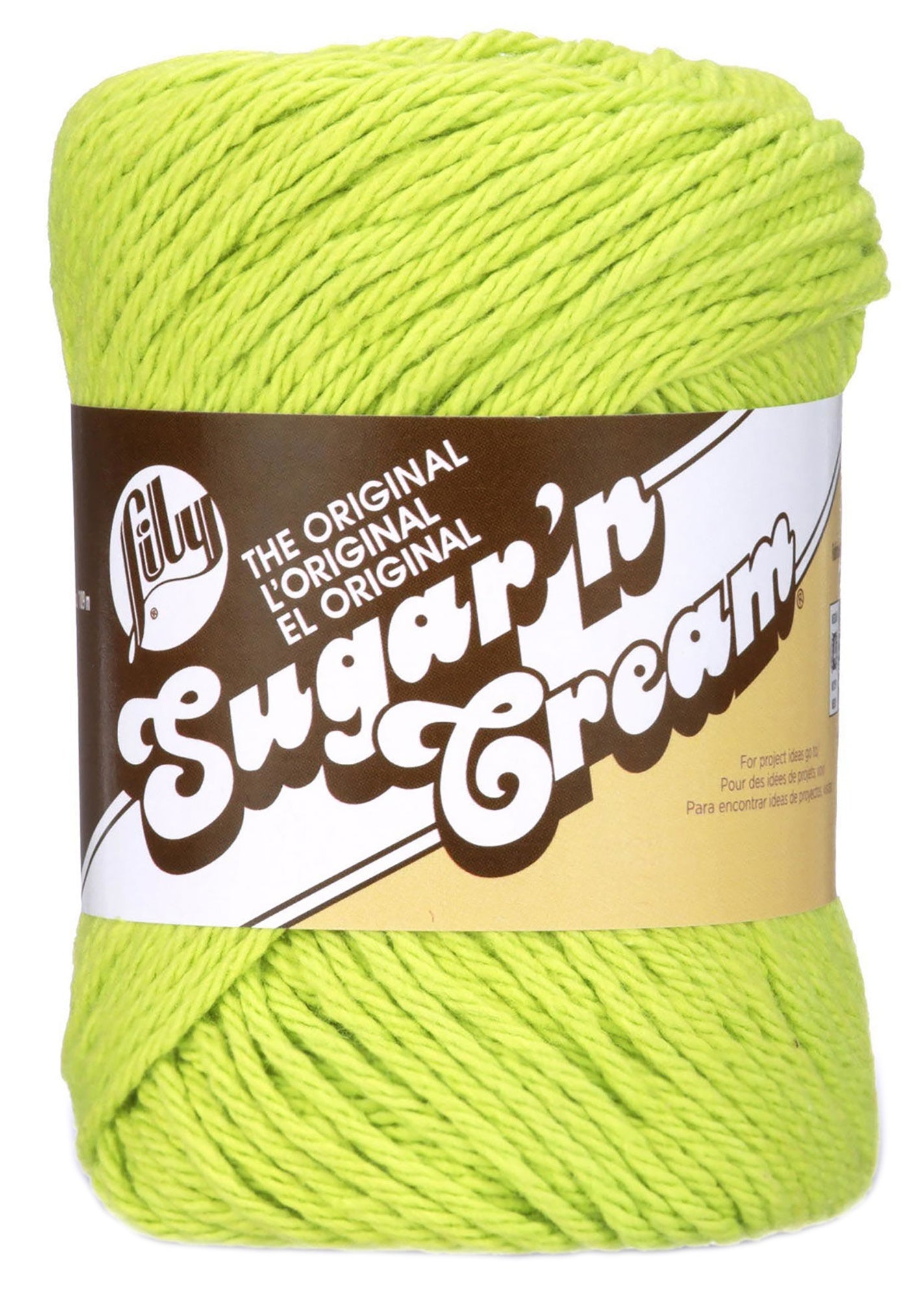 Sugar'n Cream Yarn - Solids Hot Green