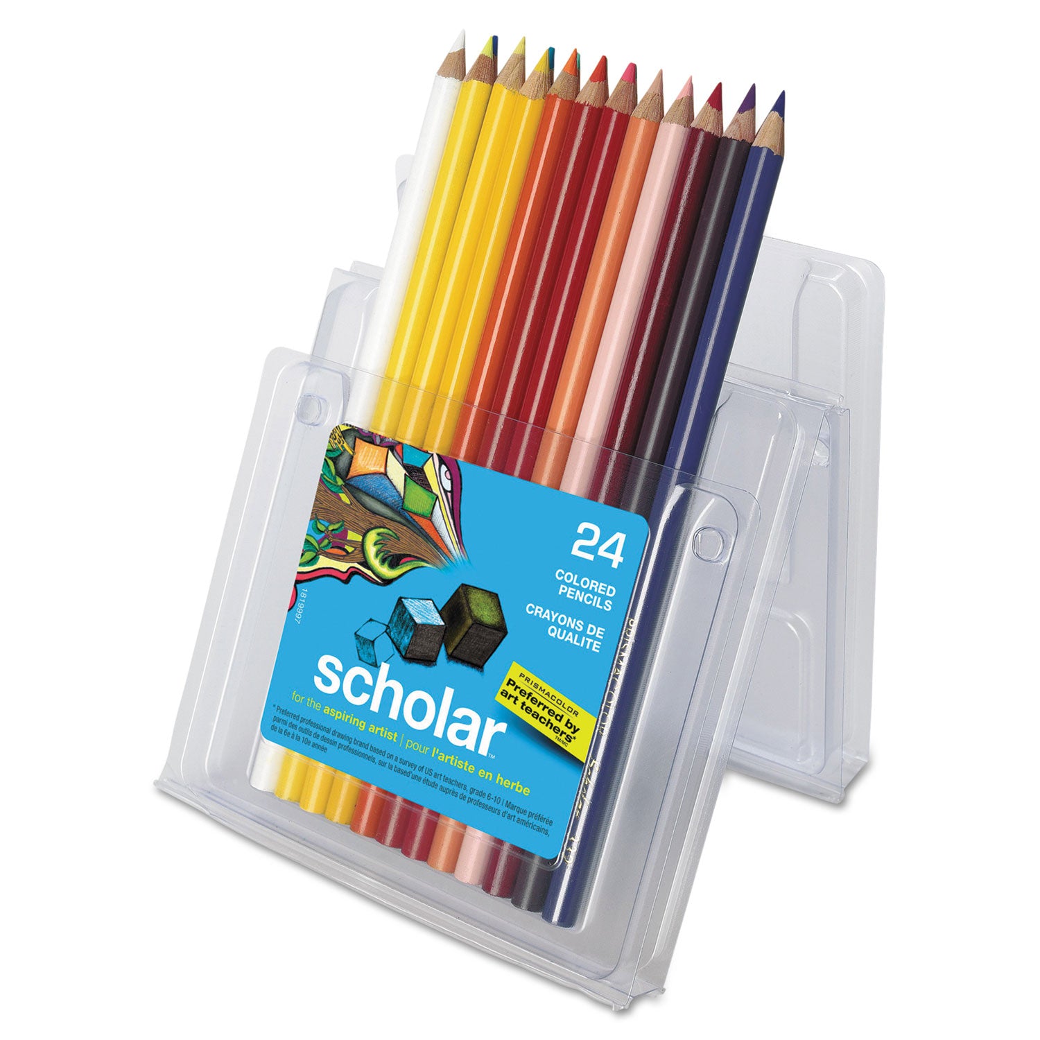 Prismacolor Scholar Colored Pencils 24/Pkg 