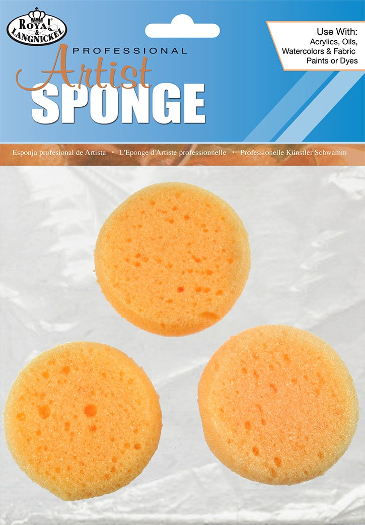 Synthetic Artist Sponges 3/Pkg  