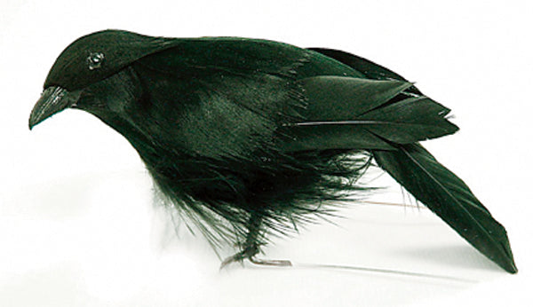 Mushroom Bird 4" Standing Crow