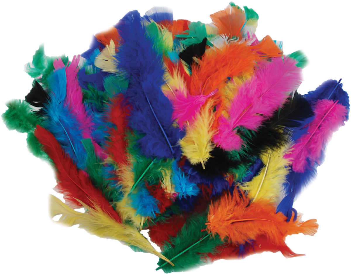 Fluffy Marabou Feathers 34g Assorted Colors