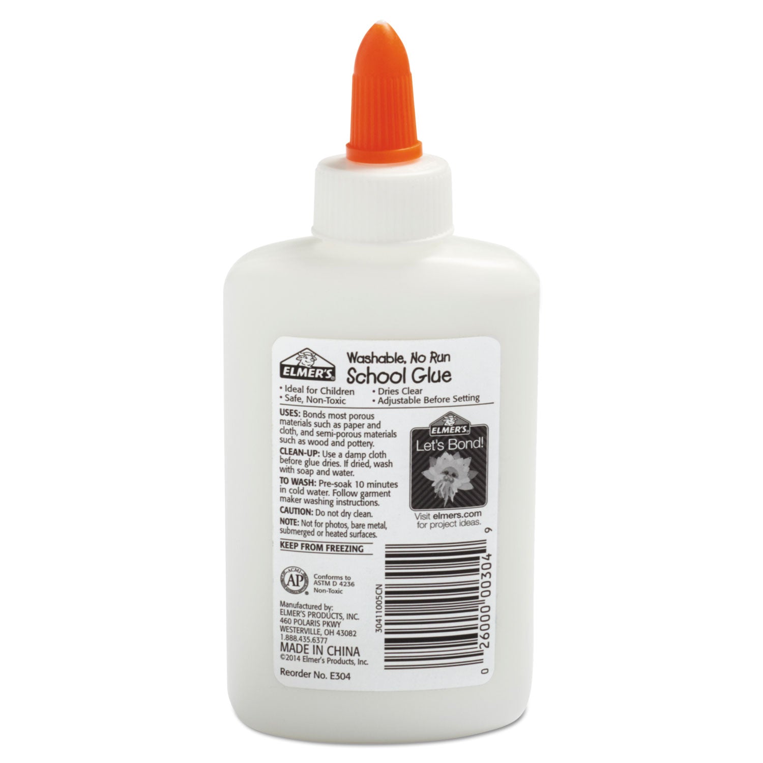 Elmer's® Washable School Glue, 4 oz, Liquid