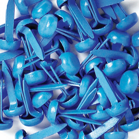 Doodlebug Mini Brads .125" 25/Pkg Blue Jean