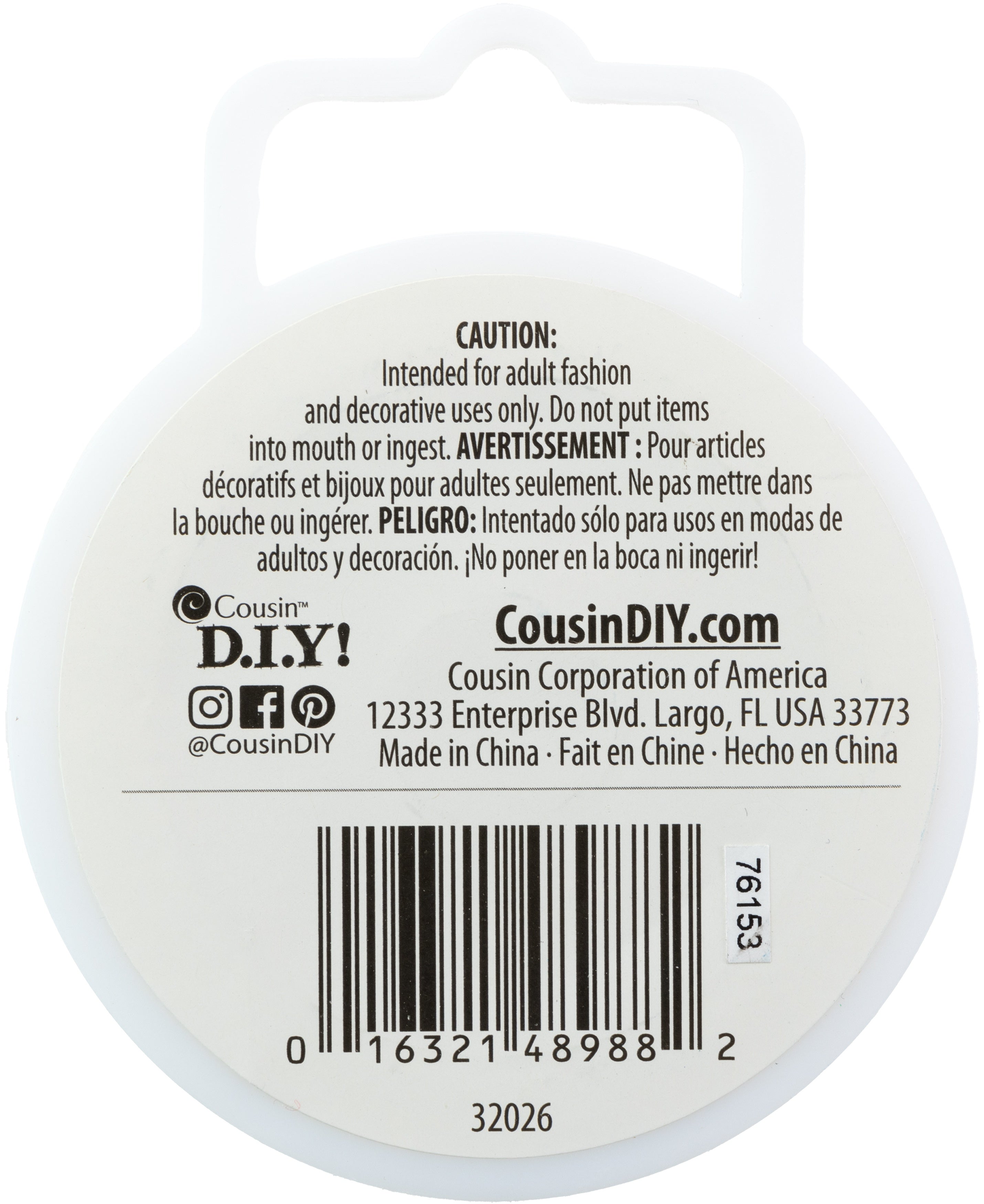 Cord Basics Monofilament Cord 30lb 300' Clear
