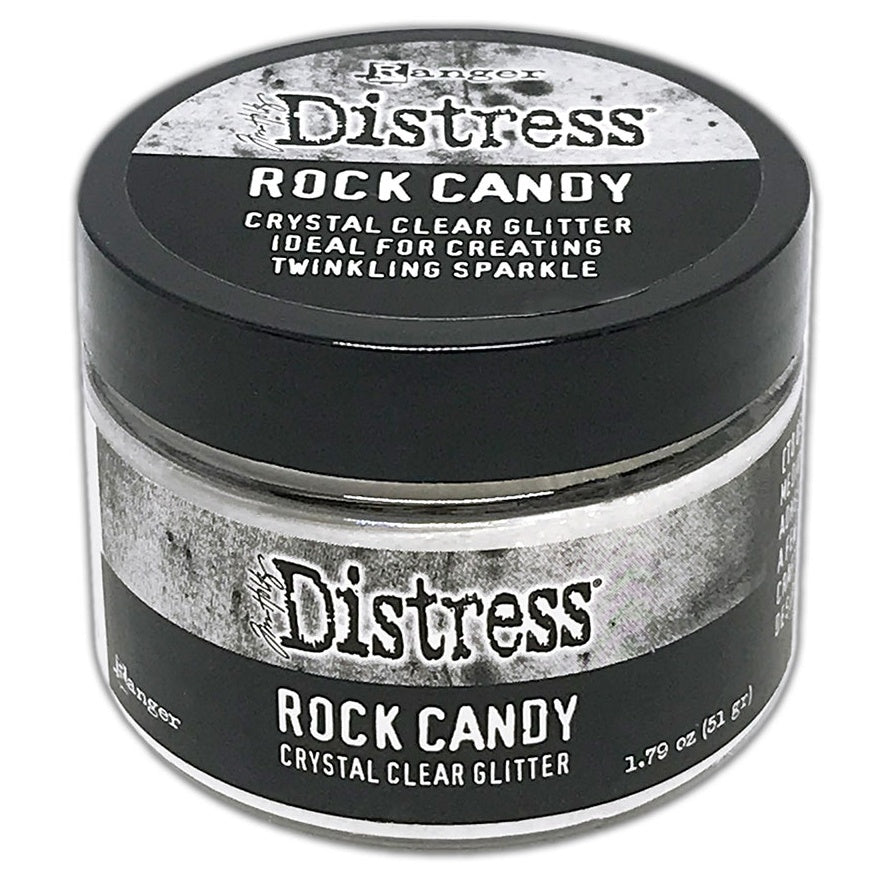 Tim Holtz Distress Stickles Dry Glitter 3oz Clear Rock Candy