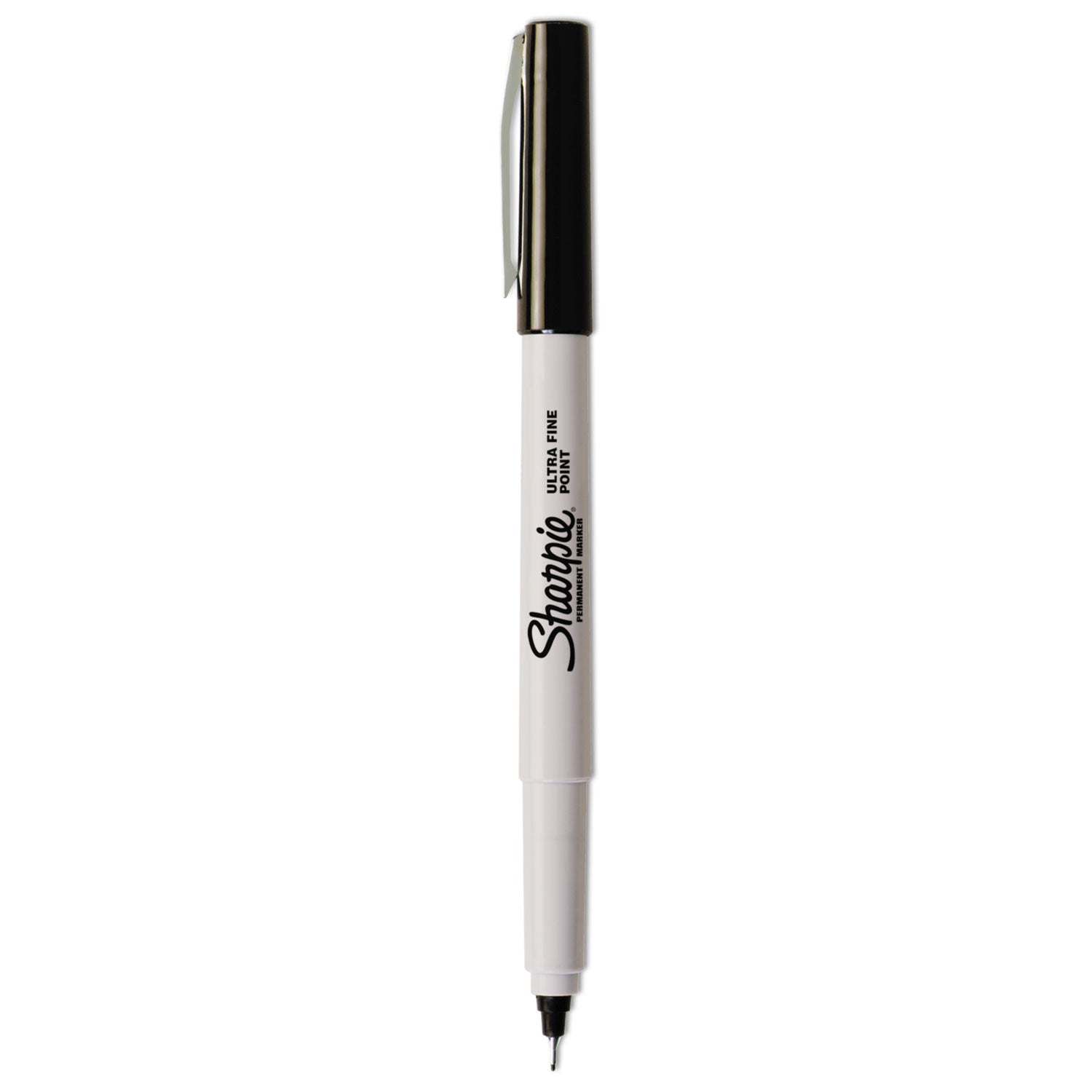 Sharpie® Permanent Markers, Ultra Fine Point, Black, Dozen