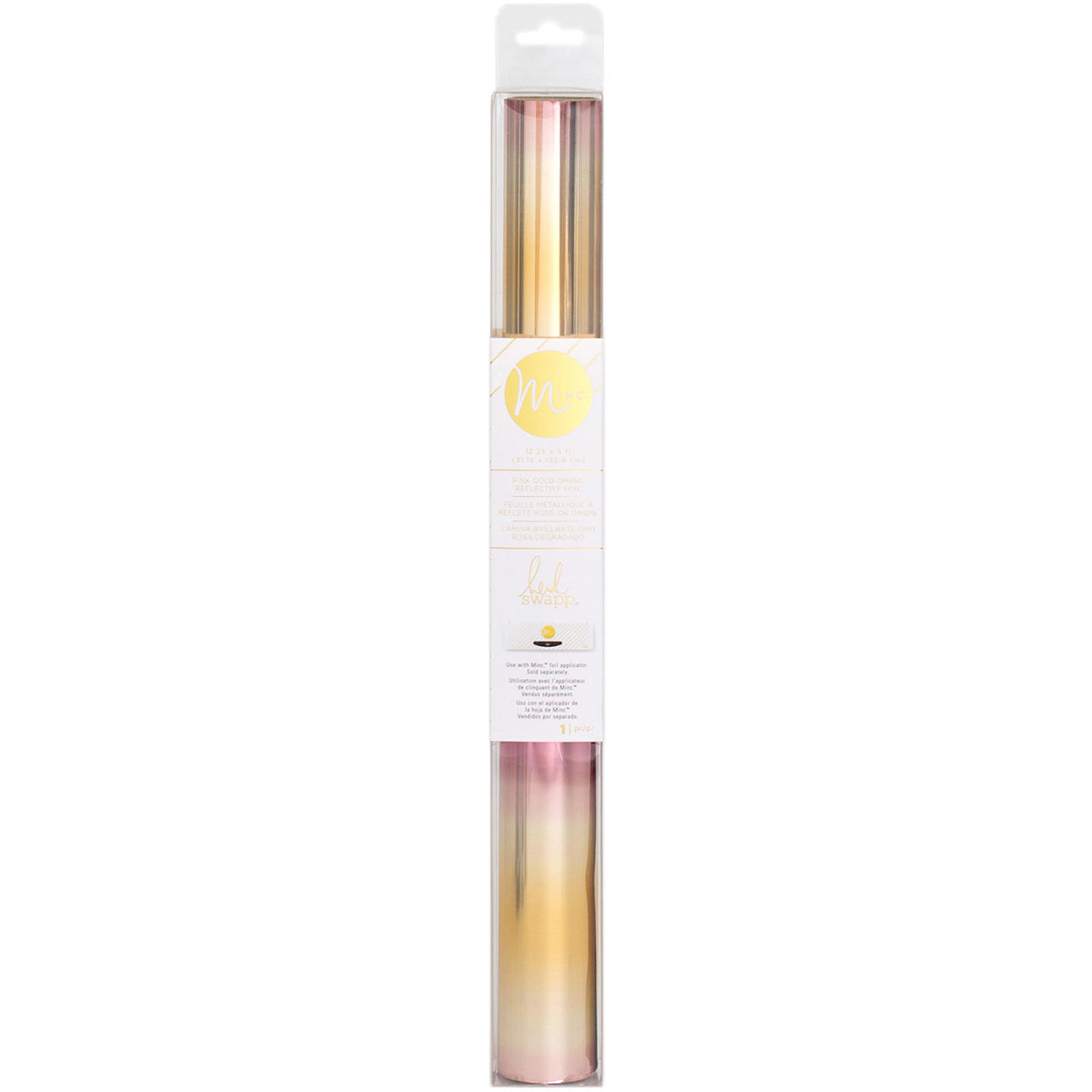 Minc Reactive Foil 12.25" Pink/Gold Ombre 5' Roll