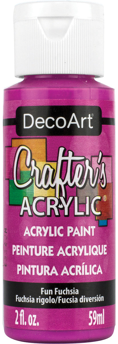 Crafter's Acrylic All-Purpose Paint 2oz Fun Fuchsia