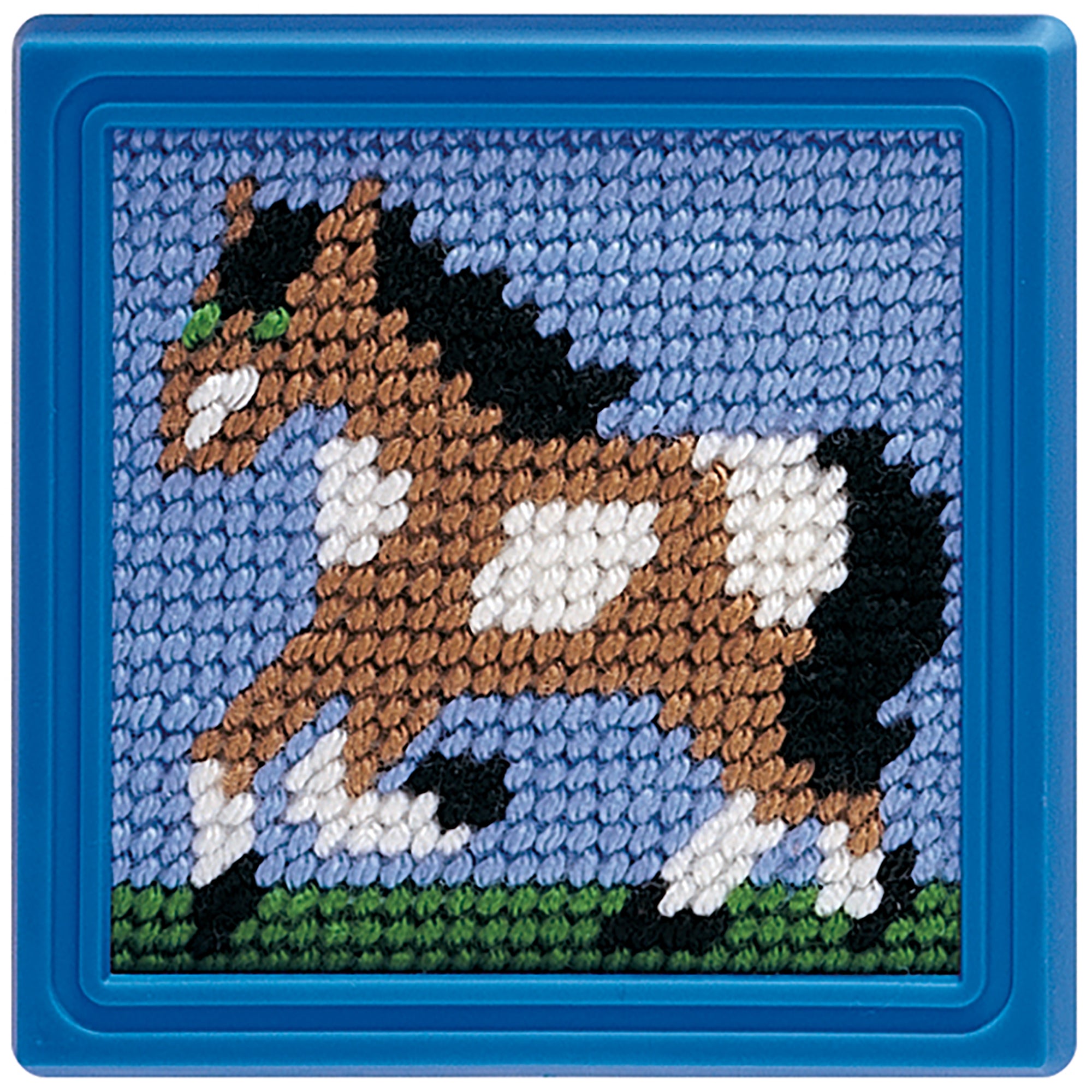 Sew Cute! Horse Needlepoint Kit 6"X6" Stitched In Yarn