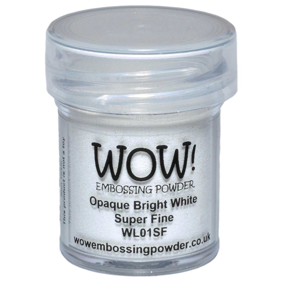 WOW! Embossing Powder Super Fine 15ml Opaque Bright White