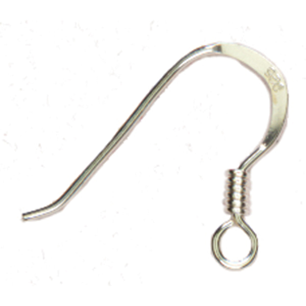 Sterling Elegance Genuine 925 Silver Beads & Findings Fishhook Earrings 6/Pkg